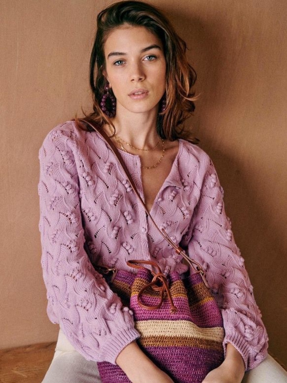Sézane Marthe Jumper - Lilac